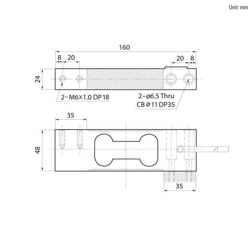 CẢM BIẾN TẢI CAS BC ( 3~200kg)