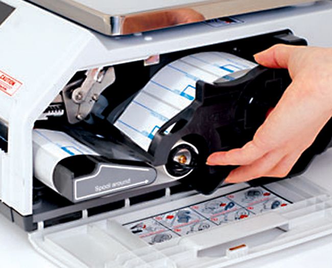 CÂN ĐIỆN TỬ IN TEM CAS CL5500N