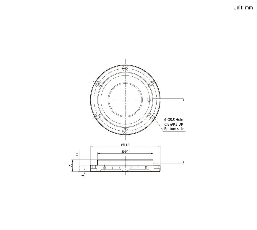 CẢM BIẾN TẢI CAS CPA (500Kg ~ 5,000kg)