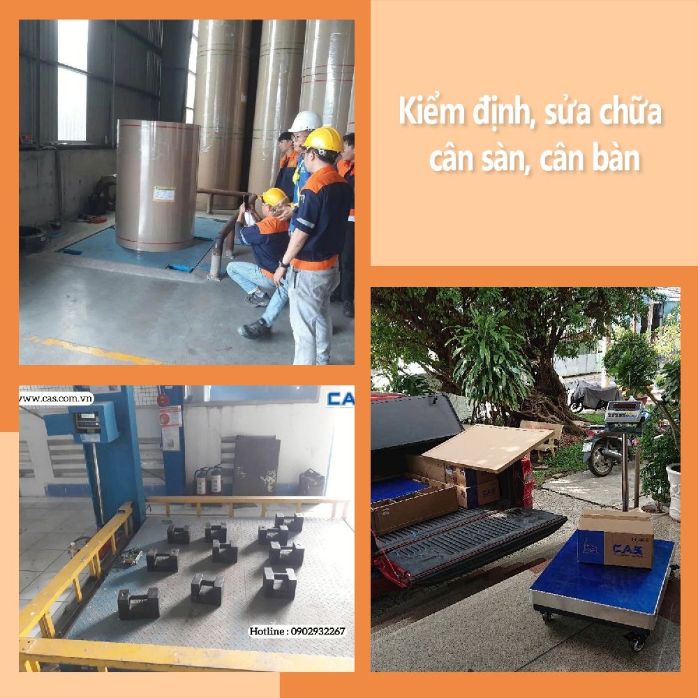 Dịch vụ kiểm định, hiệu chuẩn, sửa chữa cân sàn, cân bàn